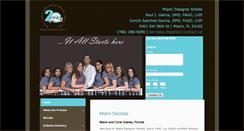 Desktop Screenshot of miamidesignersmiles.com